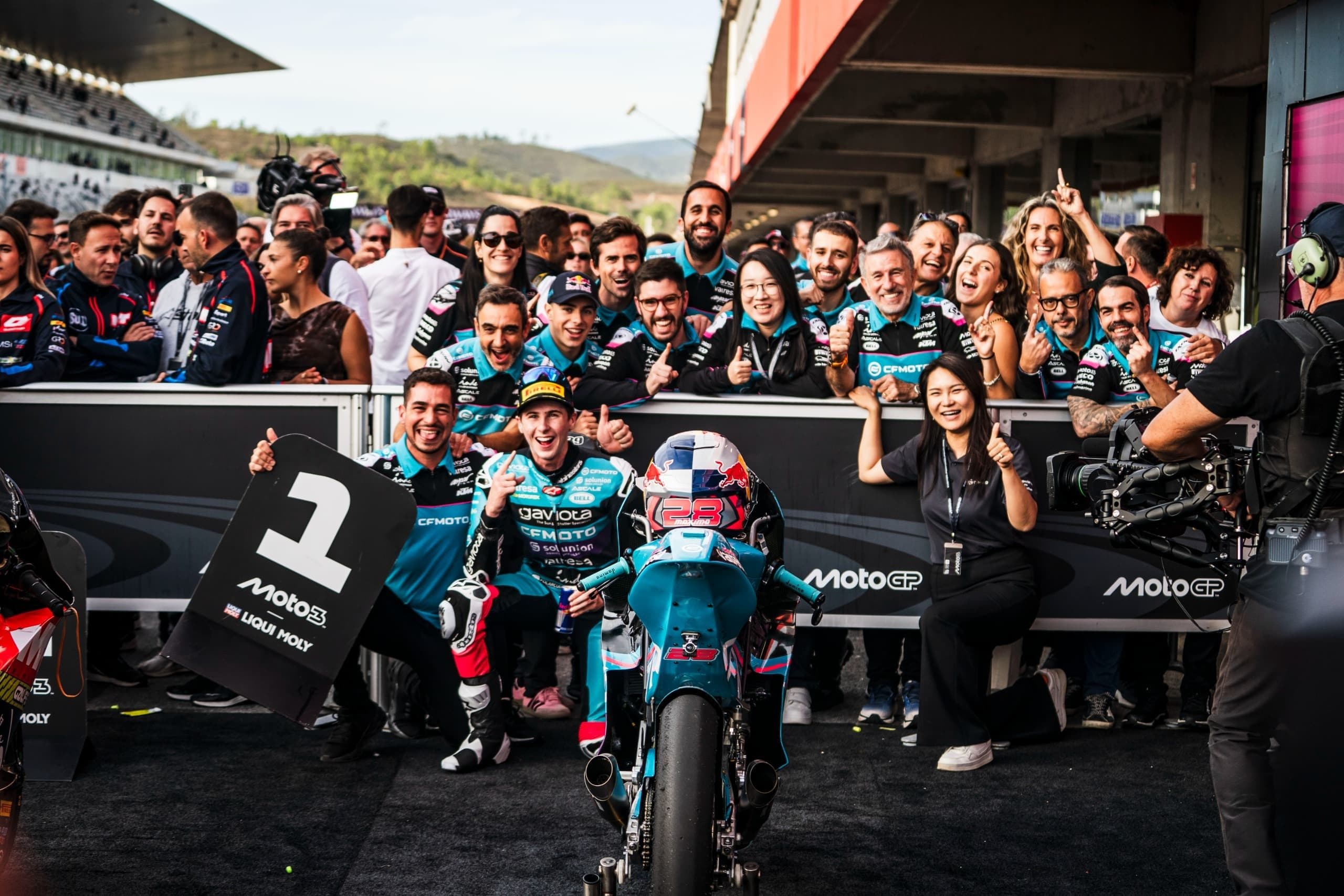 MotoGP葡萄牙站CFMOTO双领奖台，霍尔加多加冕年度最佳新秀