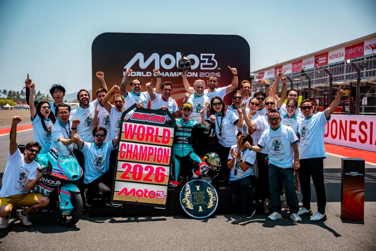 王者归来,再登巅峰!CFMOTO Aspar车队再度加冕Moto3车手年度总冠军
