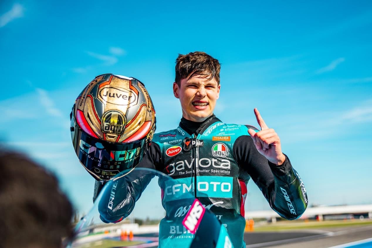 卡洛斯·卡诺加冕Moto3青年世界冠军,2027年升入CFMOTO Aspar Moto3